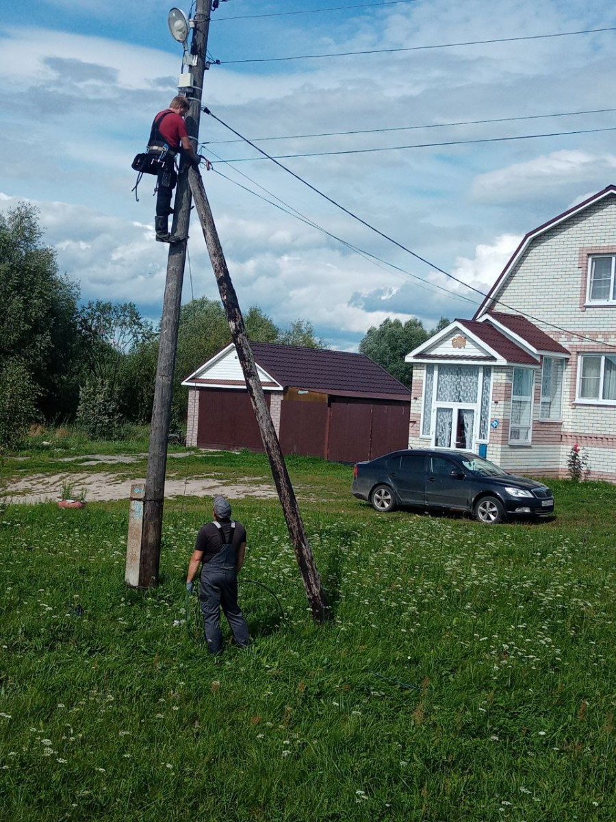 Завершился монтаж уличного освещения в селе Сар-Майдан Вознесенского ...