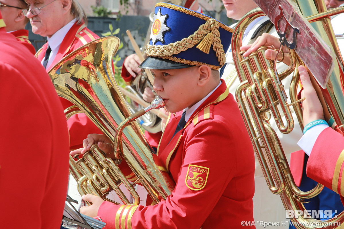 «Парад духовых оркестров» состоялся в Нижнем Новгороде в День города