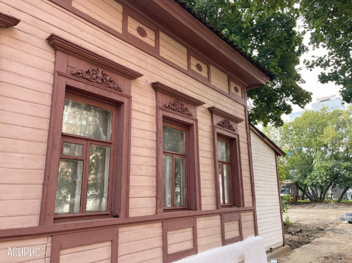 «Дом Чистяковой» продолжают приводить в порядок в Нижнем Новгороде