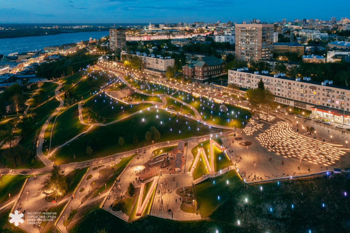 Комплекс скверов в Музейном квартале Городца и Парк 800-летия в Нижнем Новгороде вошли в шорт-лист премии «АрхиWood»