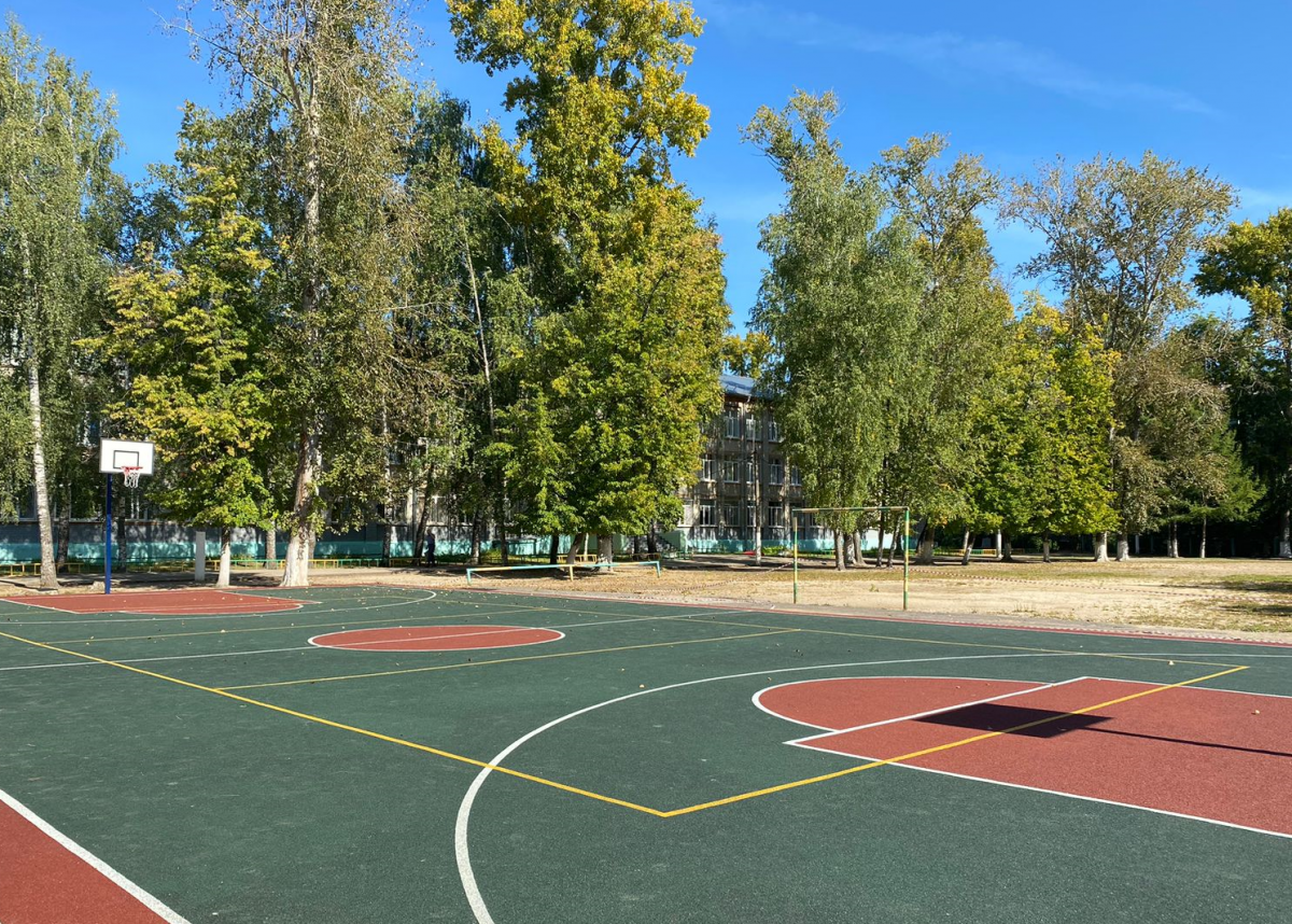 Современные спортплощадки установили на территориях шести образовательных организаций Автозаводского района