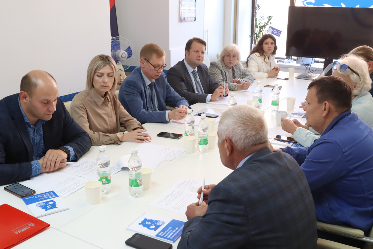 Владимир Тарасов провел заседание круглого стола по организации Спартакиады пенсионеров Нижнего Новгорода