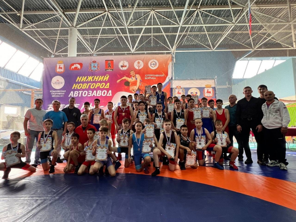 34 медали завоевали юные нижегородцы на Первенстве по греко-римской борьбе