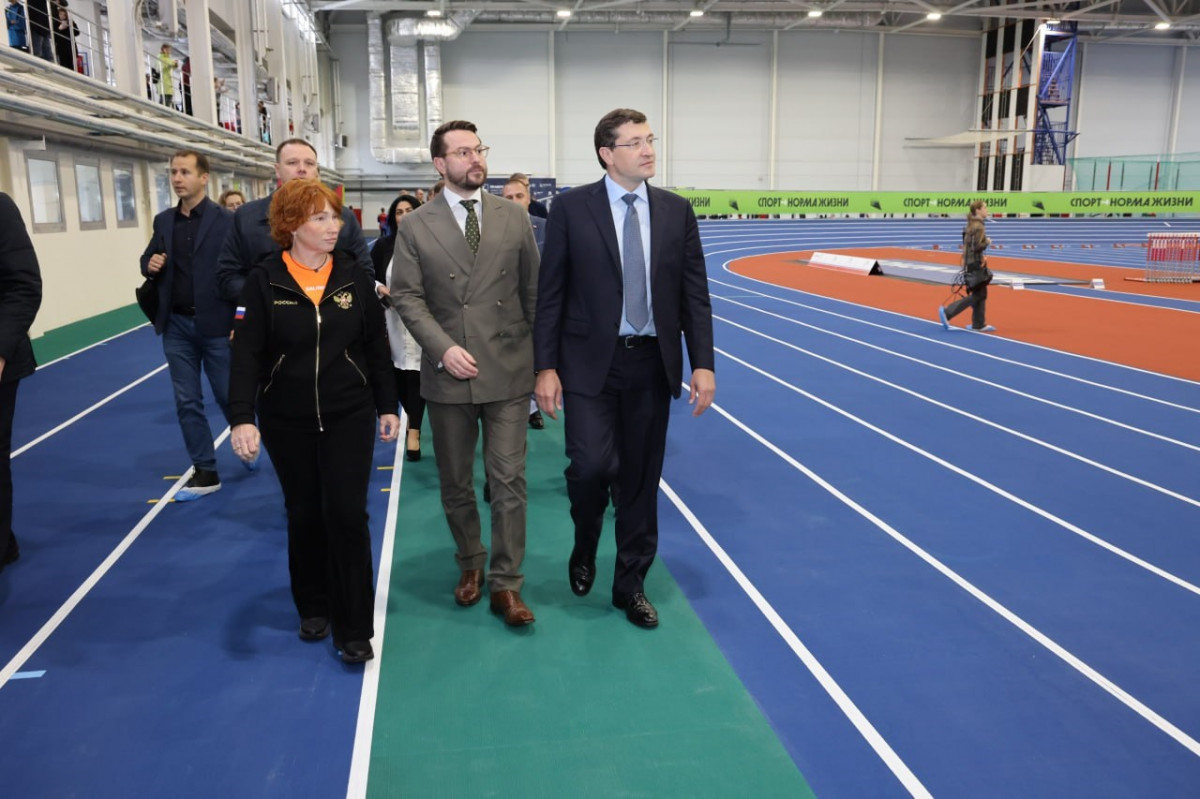 Легкоатлетический манеж открыли на стадионе «Локомотив» в Нижнем Новгороде