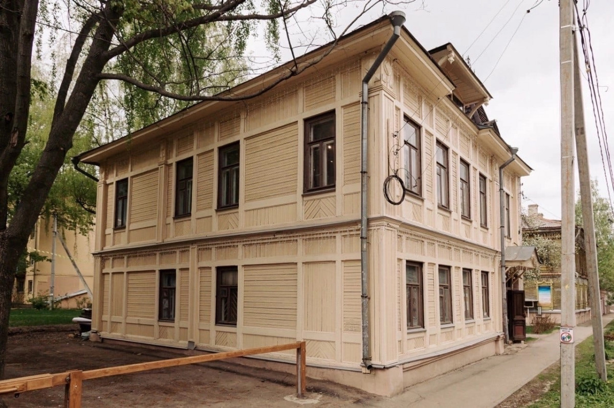 Исторический дом Щелухиной восстановили в Нижнем Новгороде