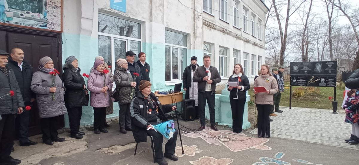 В школе № 10 в Кулебаках открыли мемориал выпускникам школы, погибшим в годы Великой Отечественной войны