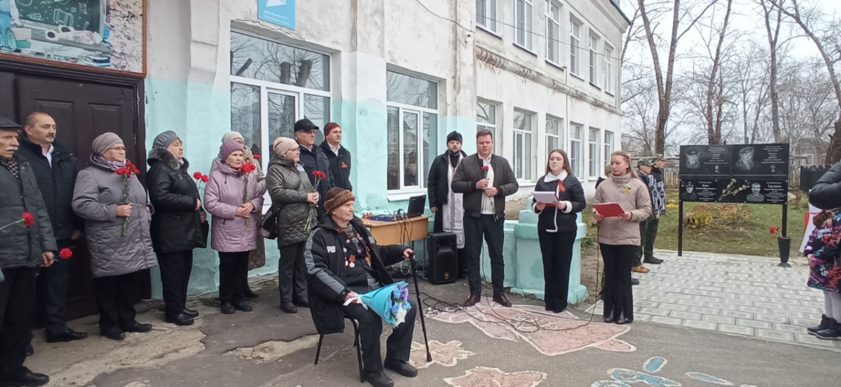 В школе № 10 в Кулебаках открыли мемориал выпускникам школы, погибшим в годы Великой Отечественной войны