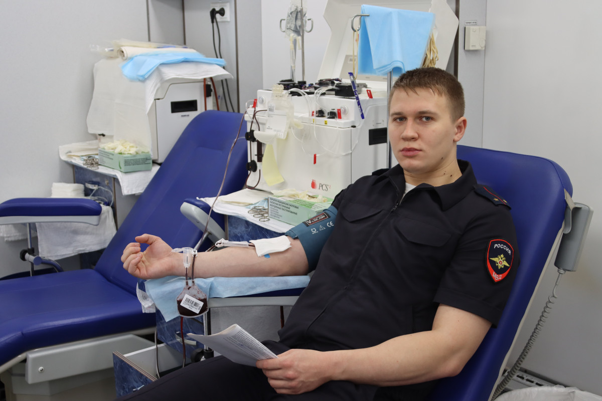 Нижегородские полицейские приняли участие в акции «День донора»