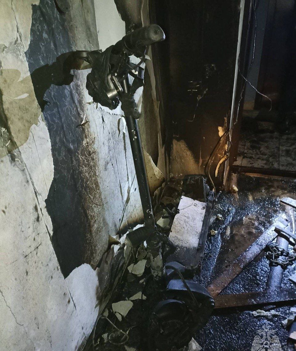 Мужчина пострадал в результате возгорания электросамоката в Кстовском округе