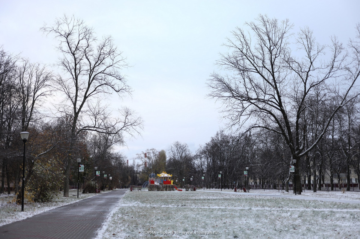 Снег и до −10°C ожидается в Нижнем Новгороде 24 ноября