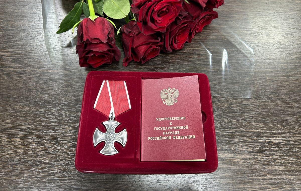 Орден Мужества вручили семье нижегородского героя Сергея Чибизова