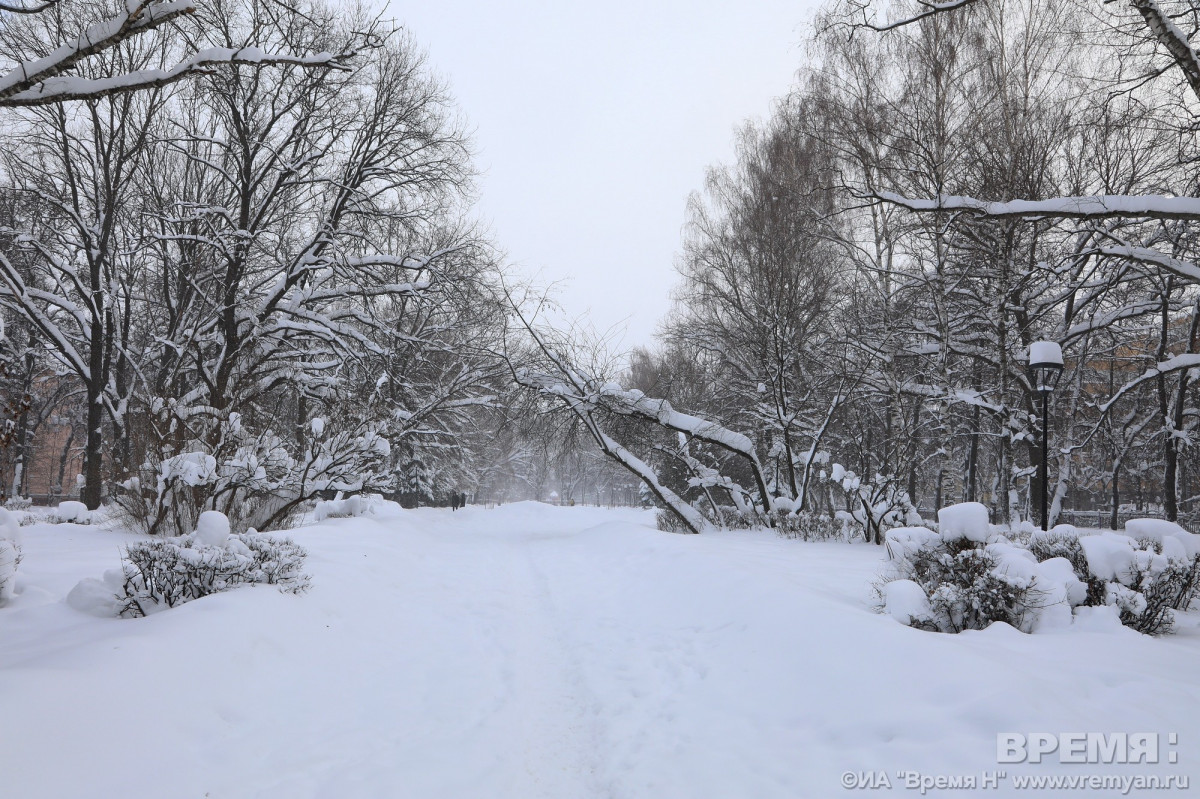 Облачно с прояснениями и до −21°C будет в Нижнем Новгороде 8 декабря