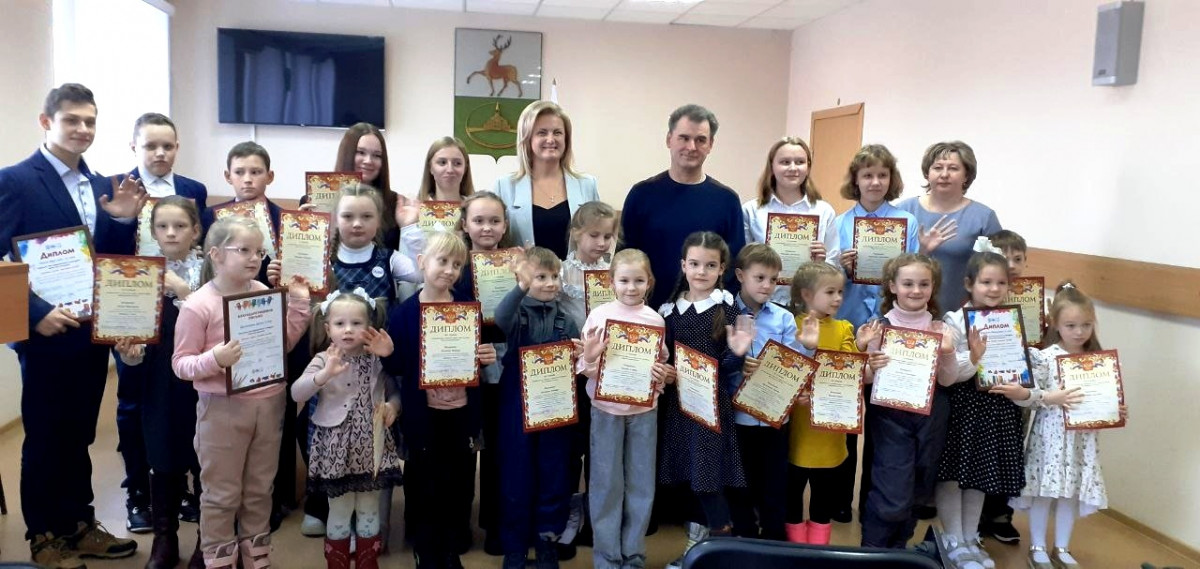Победителей международного конкурса детского рисунка наградили в Кулебаках