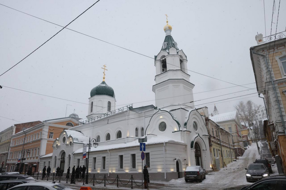 Ремонт внутренних помещений идет в Троицком храме на Рождественской