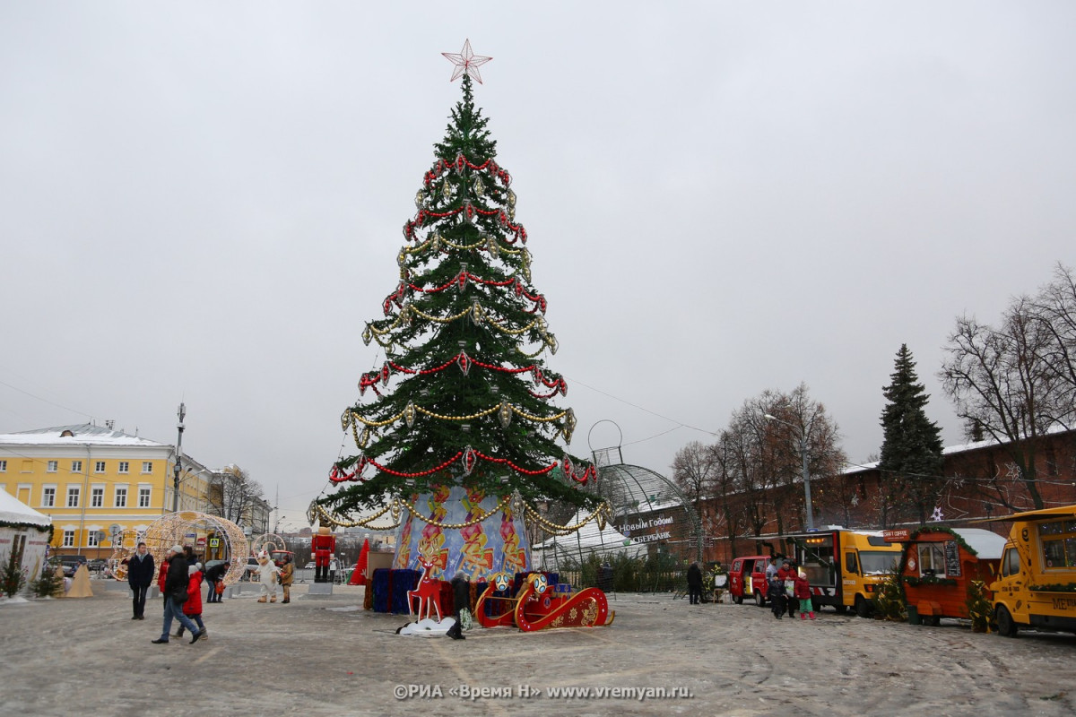 Глава Нижнего Новгорода рассказал жителям о действующих новогодних локациях