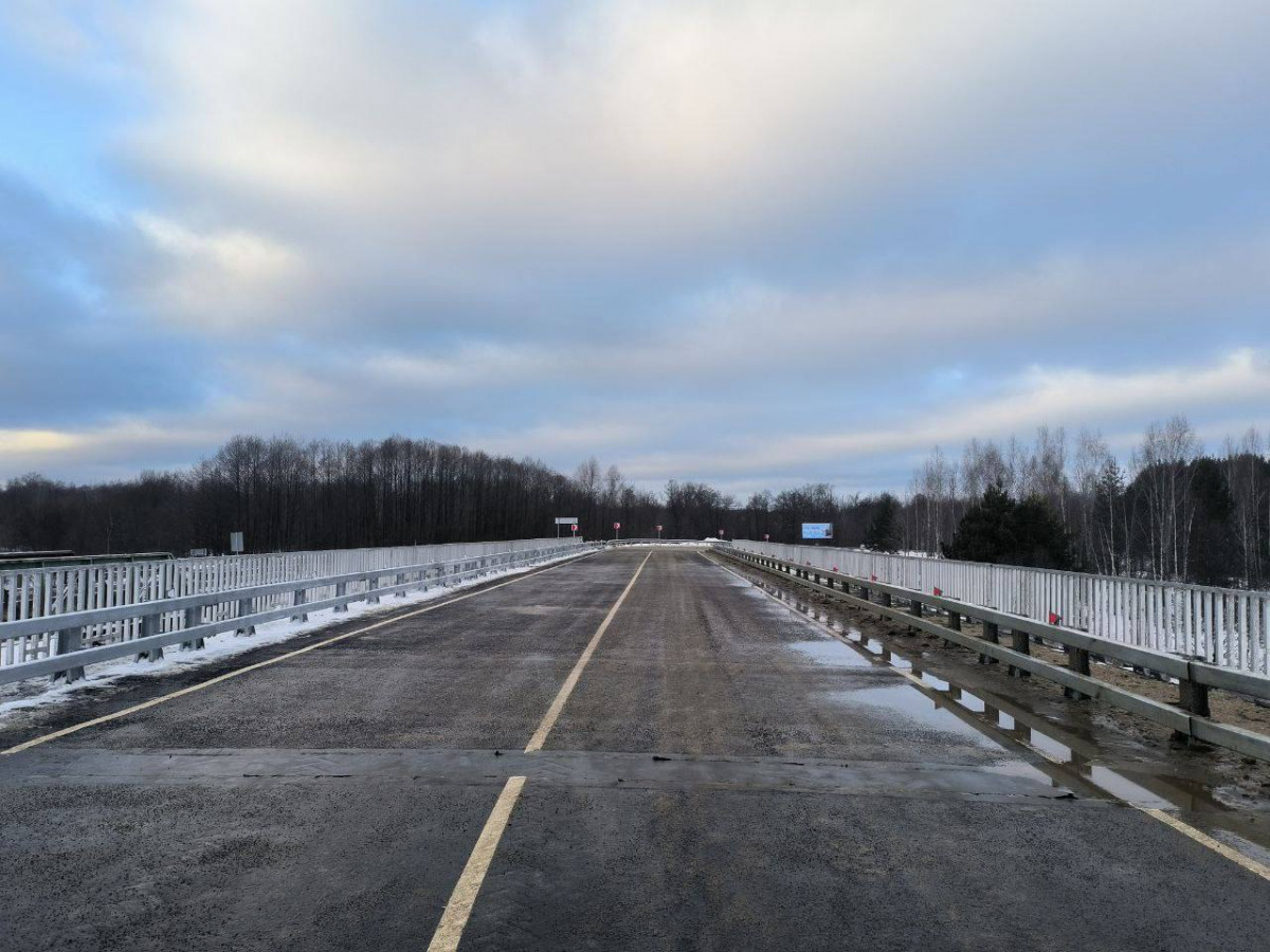 Открыто движение по мосту из алюминиевых сплавов в Нижегородской области