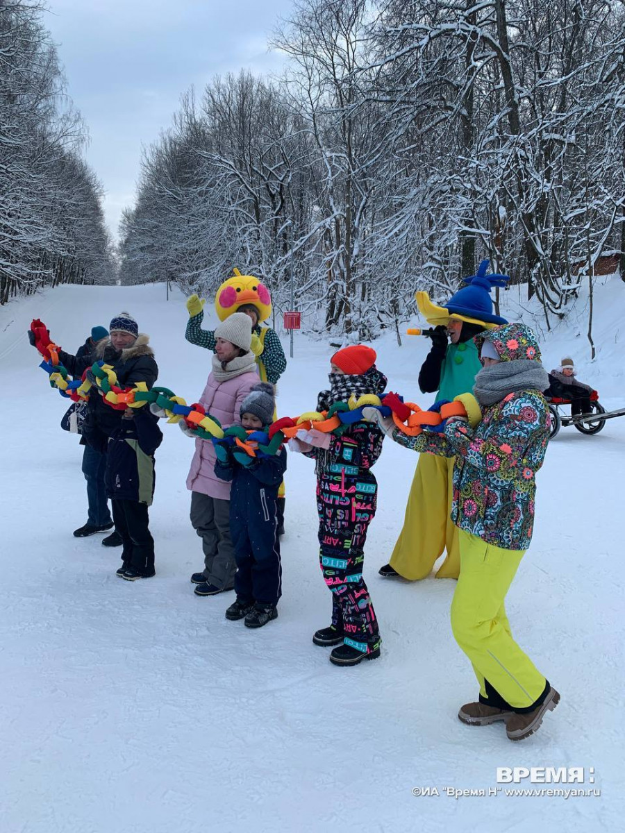 Новогодний праздник устроили для нижегородцев на Щелоковском хуторе