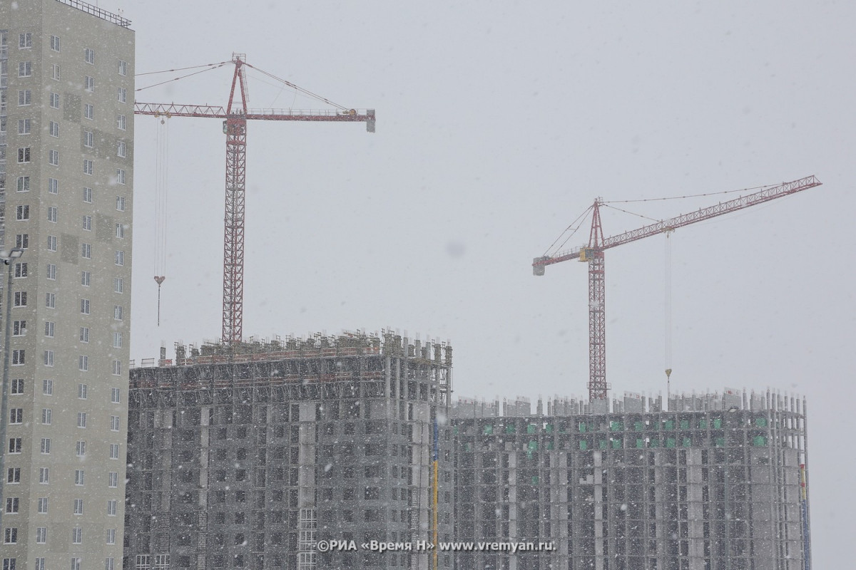 Минстрой выдал в декабре восемь разрешений на строительство домов в Нижнем Новгороде