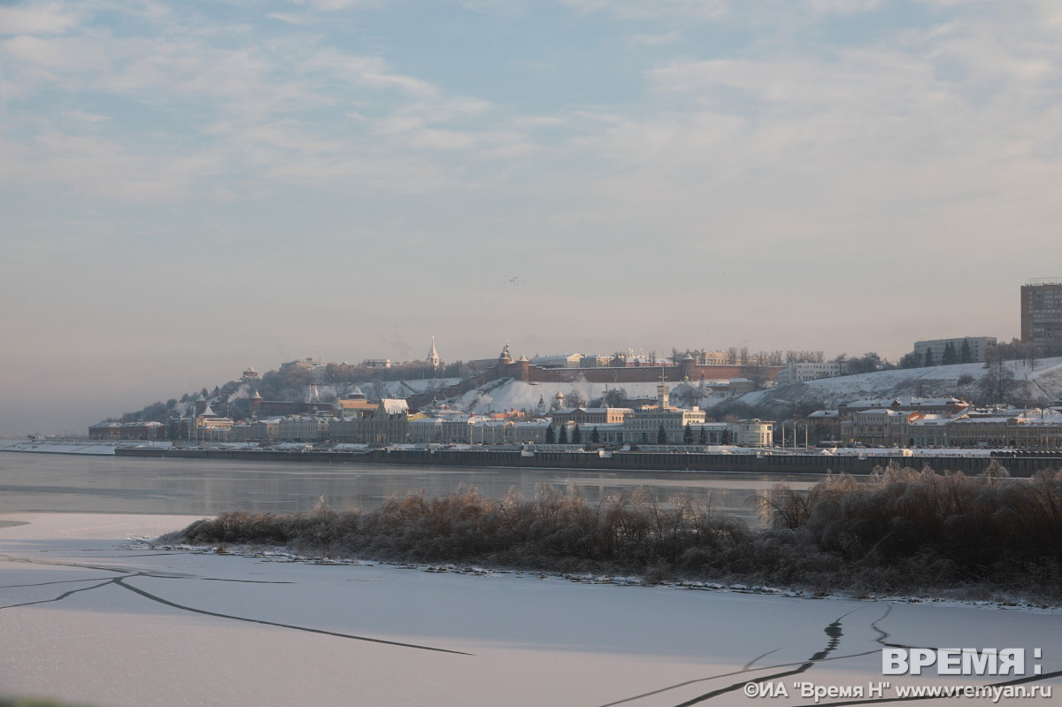 Снег и до −16°С ожидается в Нижнем Новгороде днем 14 января