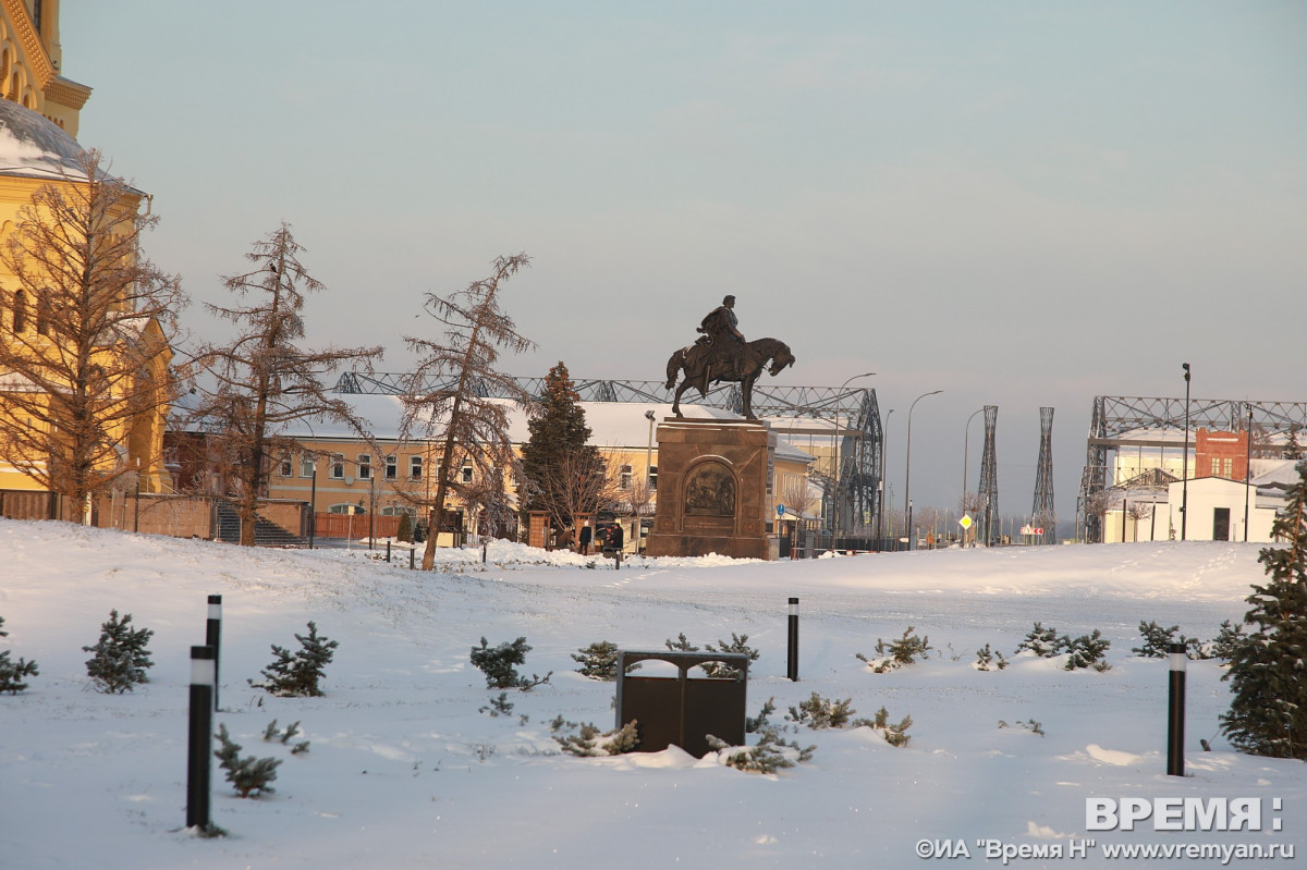 Снег и до −9°С ожидается в Нижнем Новгороде 17 января