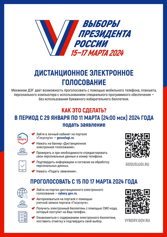 Стартовал прием заявлений для участия в дистанционном электронном голосовании
