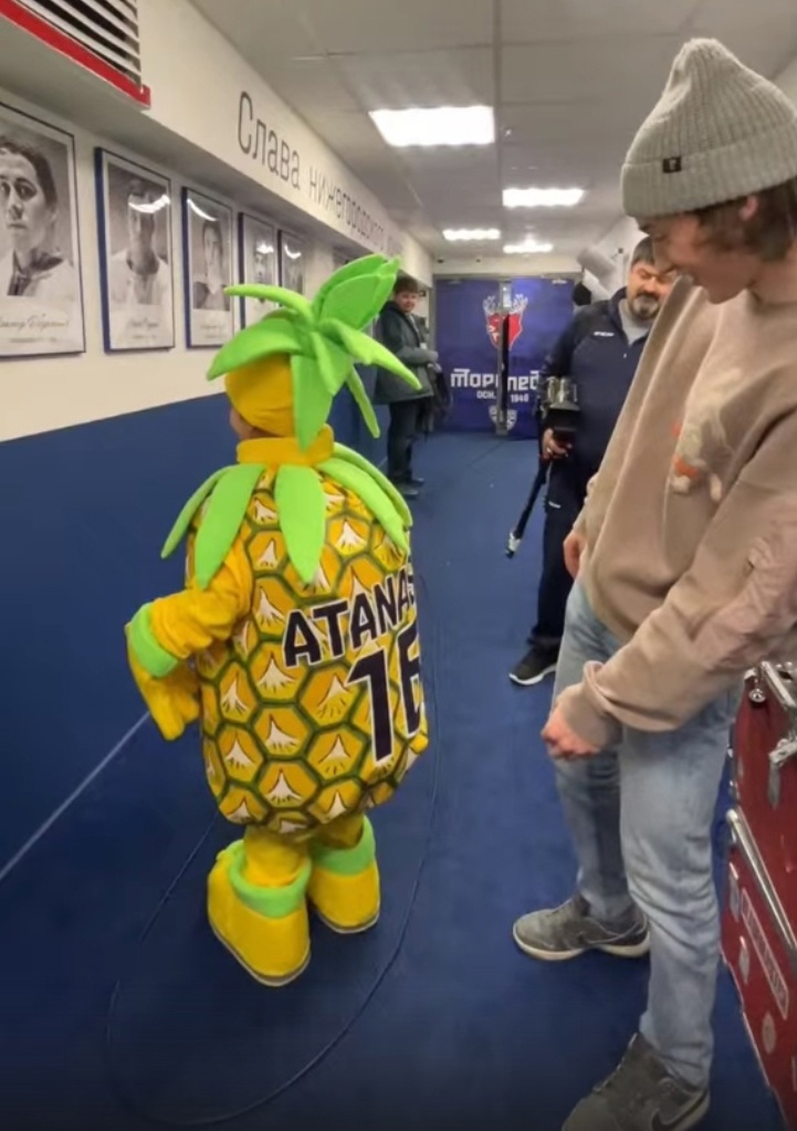 Юная нижегородка сшила костюм ананаса в поддержку Атанасова из «Торпедо»