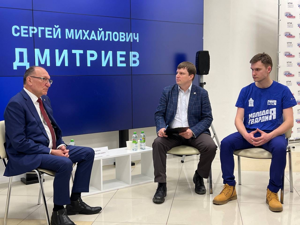 Ректор НГТУ Сергей Дмитриев встретился с представителями молодежных и студенческих организаций в рамках проекта «Голос Нижнего»