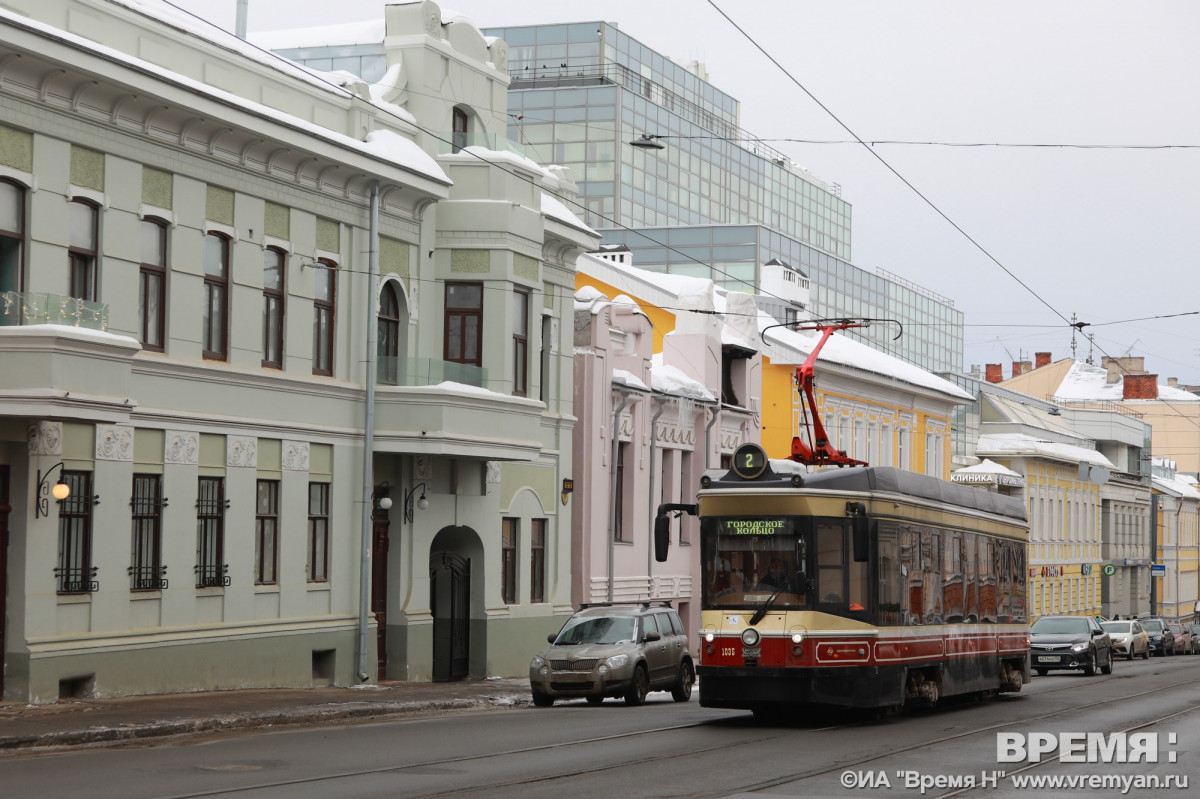 Трамваи №3 и 21 двигаются по измененному маршруту в Нижнем Новгороде