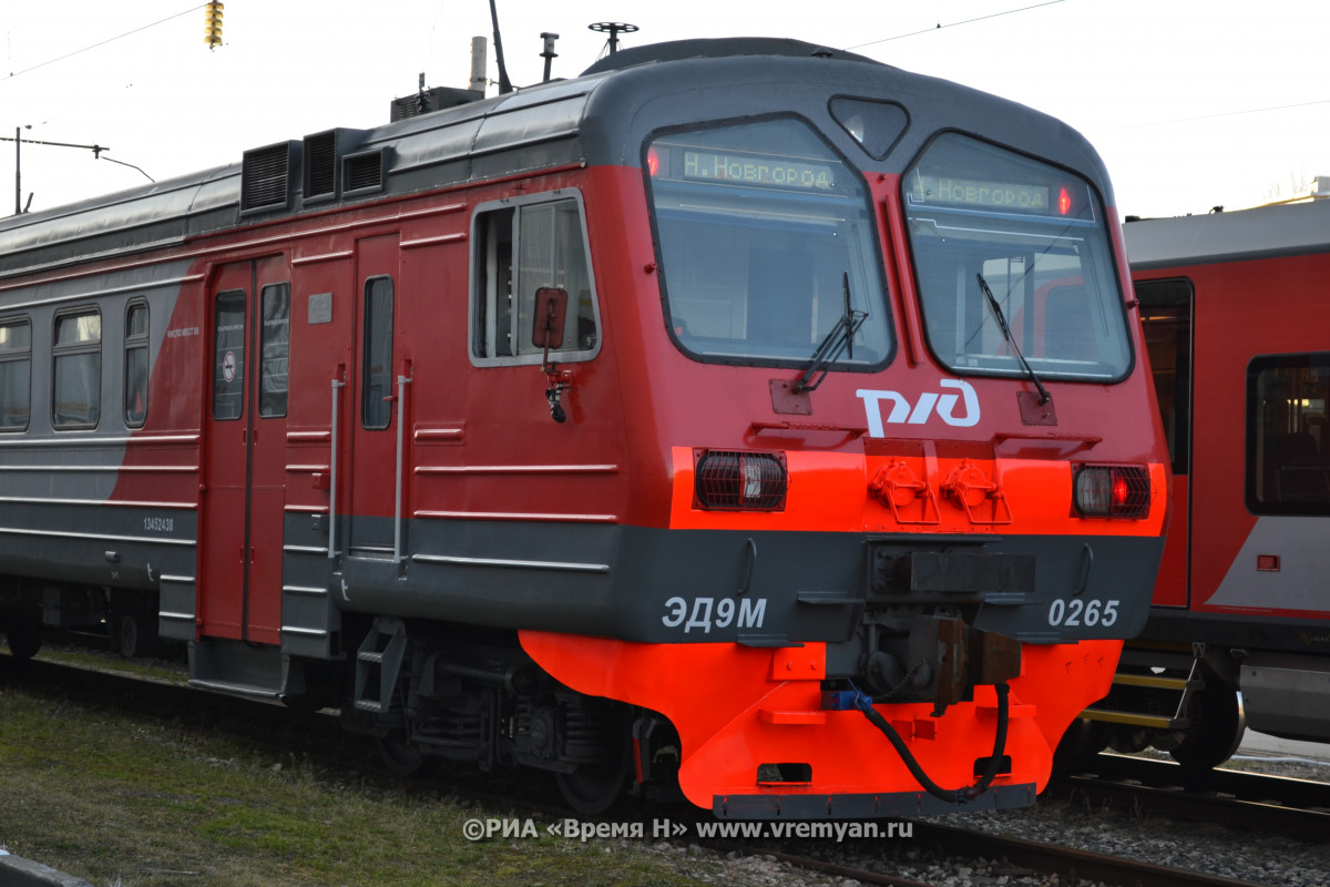 Пассажирами пригородных поездов в Нижегородской области стали порядка 1 млн человек в январе