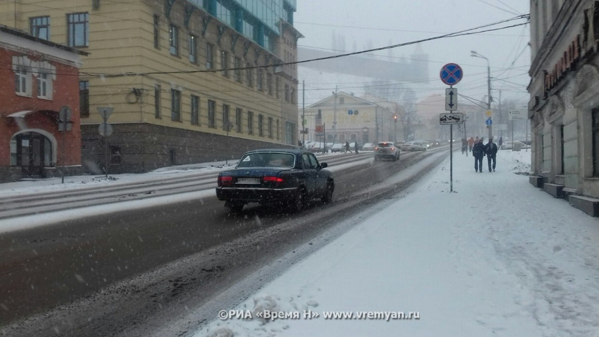 Цикличный режим уборки снега позволил избежать пробок в Нижнем Новгороде