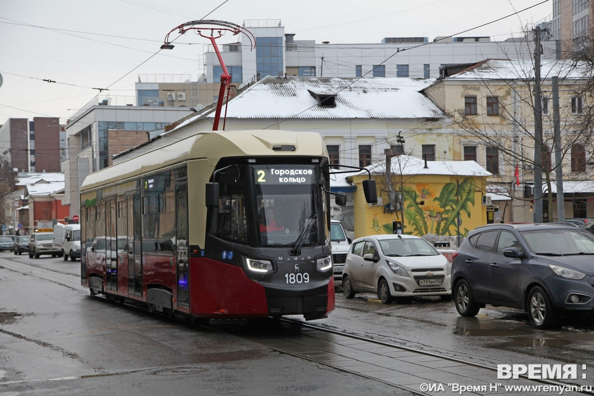 Движение трамваев по городскому кольцу приостановлено