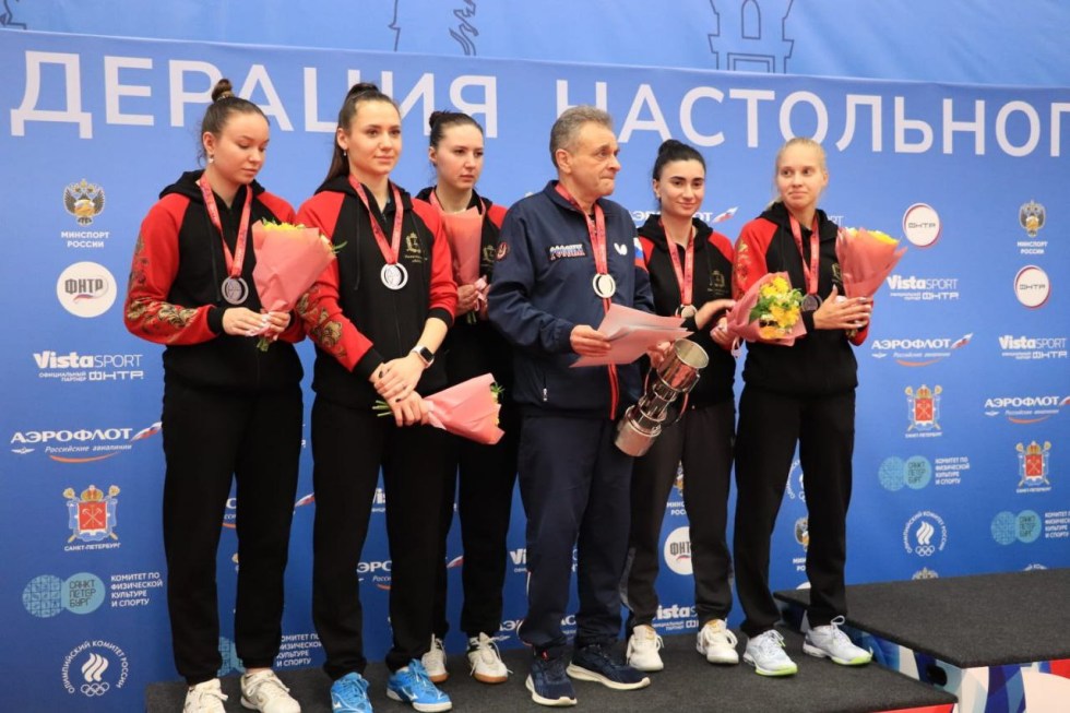 Нижегородская женская сборная привезла серебро с Чемпионата России по настольному теннису