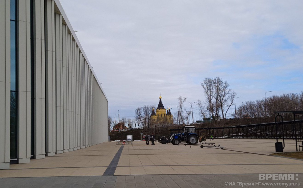 «Строителей будущего» демонтировали на Нижегородской ярмарке