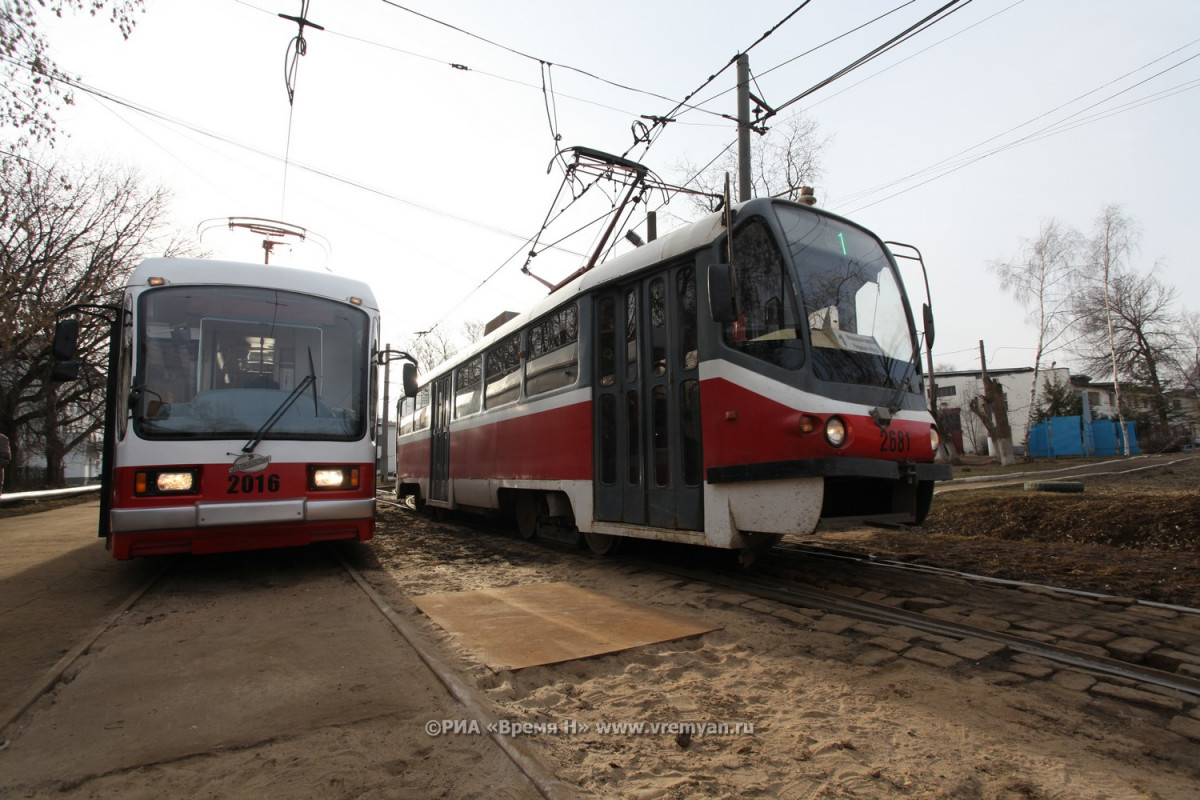 Движение трамваев №6 и 7 приостановят в Нижнем Новгороде в выходные