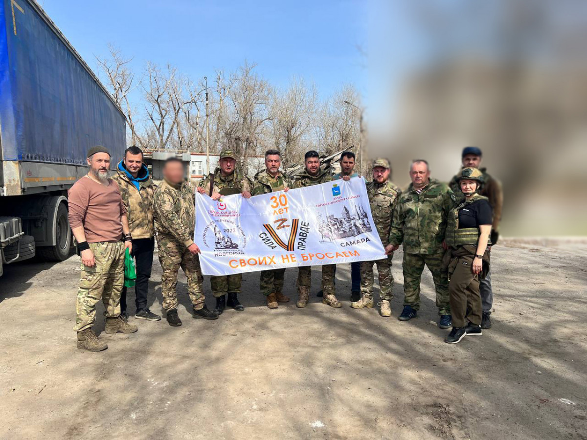 Участники народного движения «Нижегородское ополчение-2022» доставили партию гуманитарной помощи в зону СВО