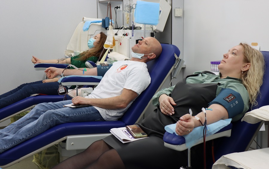 В нижегородском офисе «Т Плюс» прошла донорская акция «Мы с тобой одной крови»