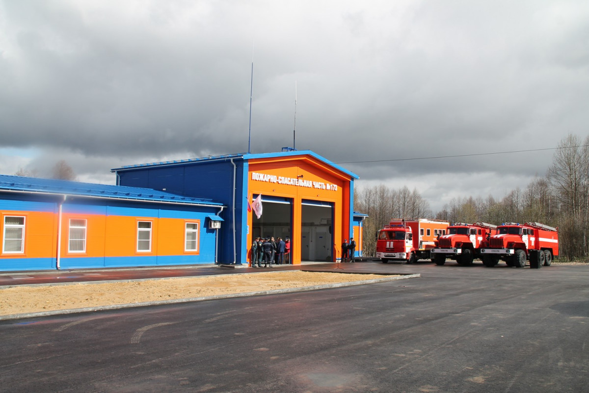 В селе Пурех в Чкаловске торжественно открылась новая пожарная часть