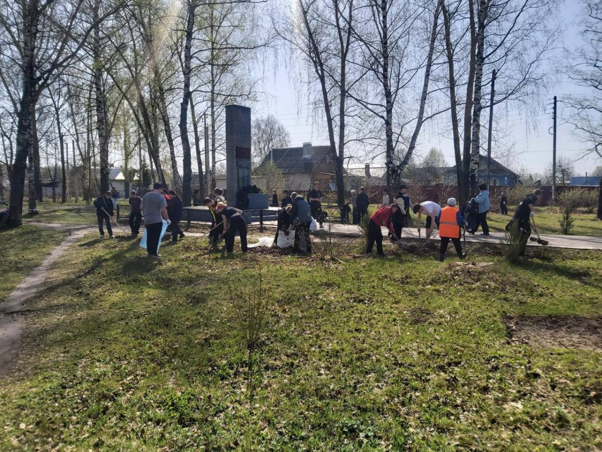 Поселки Дзержинска присоединились к общегородскому субботнику