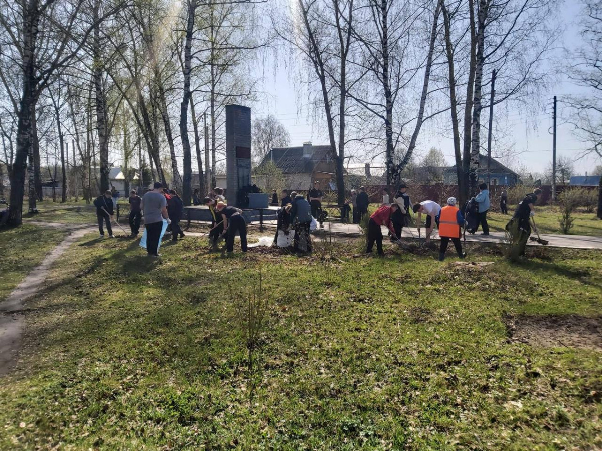 Поселки Дзержинска присоединились к общегородскому субботнику