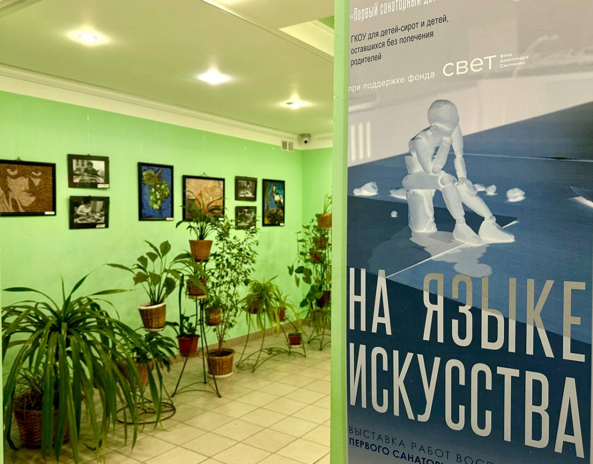 В Нижнем Новгороде в Первом санаторном детдоме открылась художественная галерея «На языке искусства»
