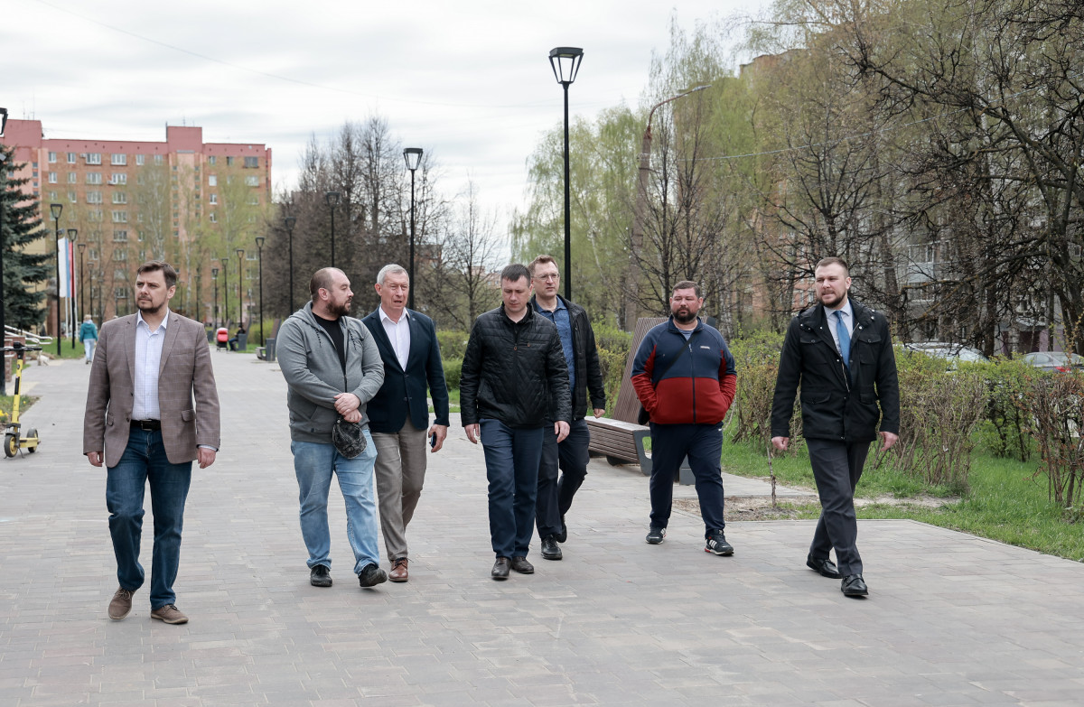 Члены Общественной палаты Нижнего Новгорода проверили состояние объектов, благоустроенных по проекту «ФКГС»