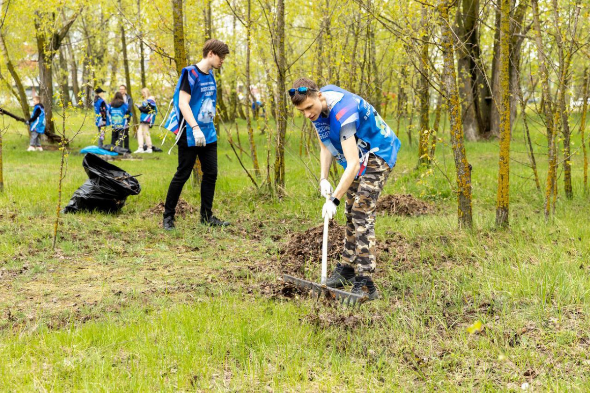 Глеб Никитин поблагодарил нижегородцев, которые приняли участие в субботнике