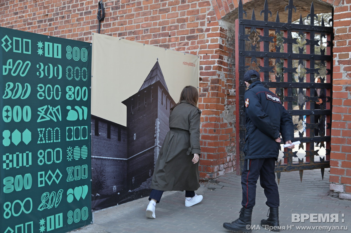 Вход в Нижегородский кремль ограничат 4 и 8 мая