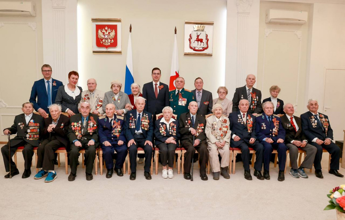 Юрий Шалабаев встретился с ветеранами перед Днем Победы