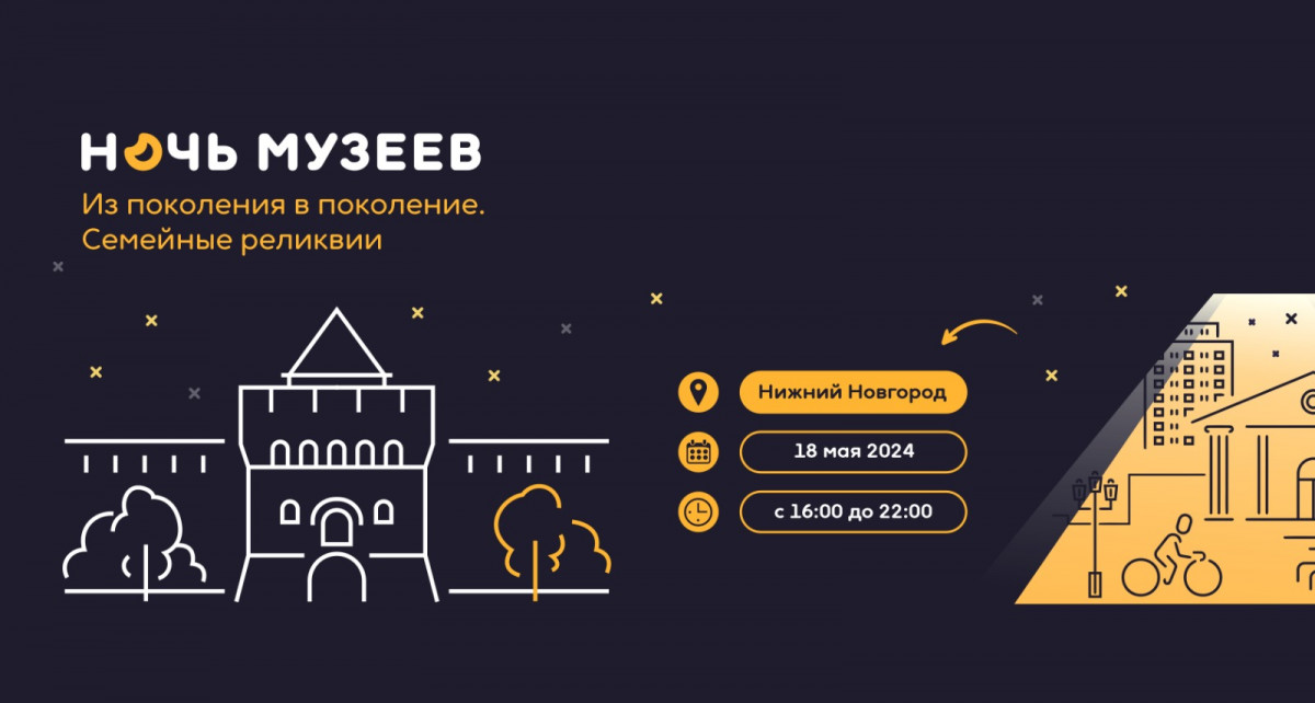 Опубликована программа «Ночи музеев» в Нижнем Новгороде