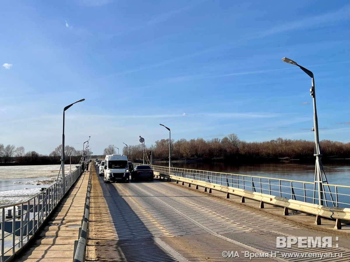 Понтонный мост Павлово — Тумботино начнут устанавливать завтра