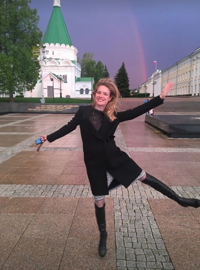 Наталья Водянова показала фото из Нижегородского кремля