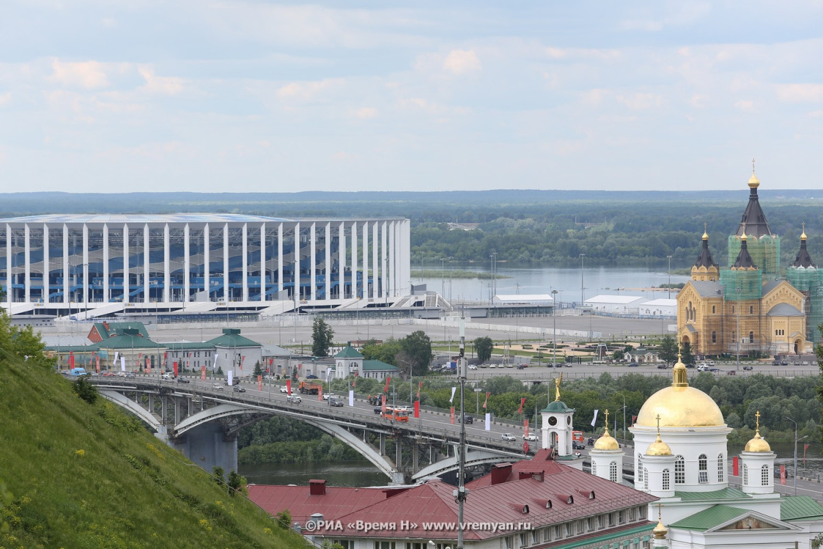 Облачно с прояснениями и +26°С будет в Нижнем Новгороде 10 июня