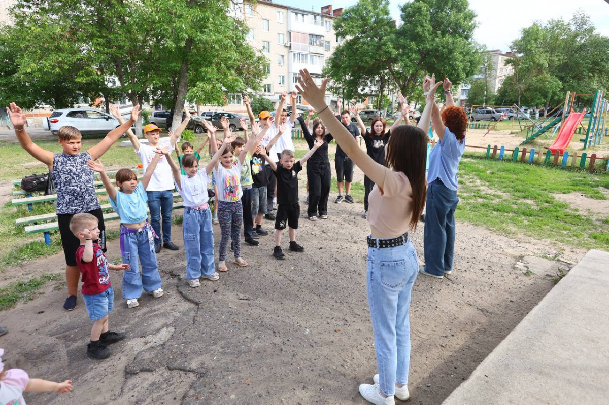 Площадки «Дворовой практики» будут работать в Дзержинске все лето