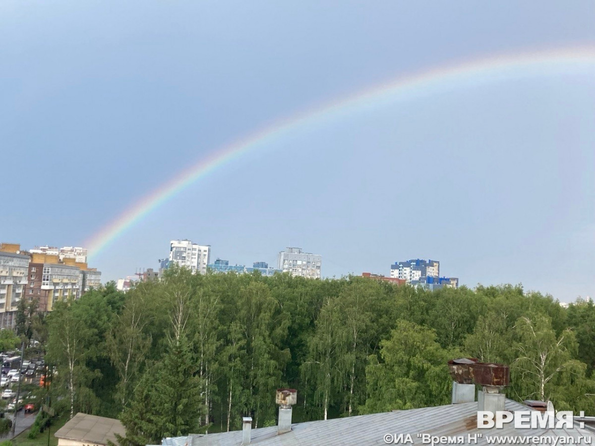 Кратковременные дожди ожидаются в Нижнем Новгороде на этой неделе